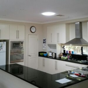 Kitchen lit by a Solatube 290DS ceiling diffuser